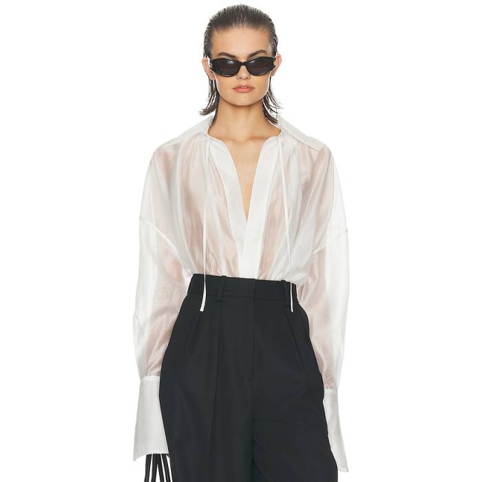 Helsa 【 The Poet Blouse Women White 】 レディース 白色 ホワイト｜スニケス