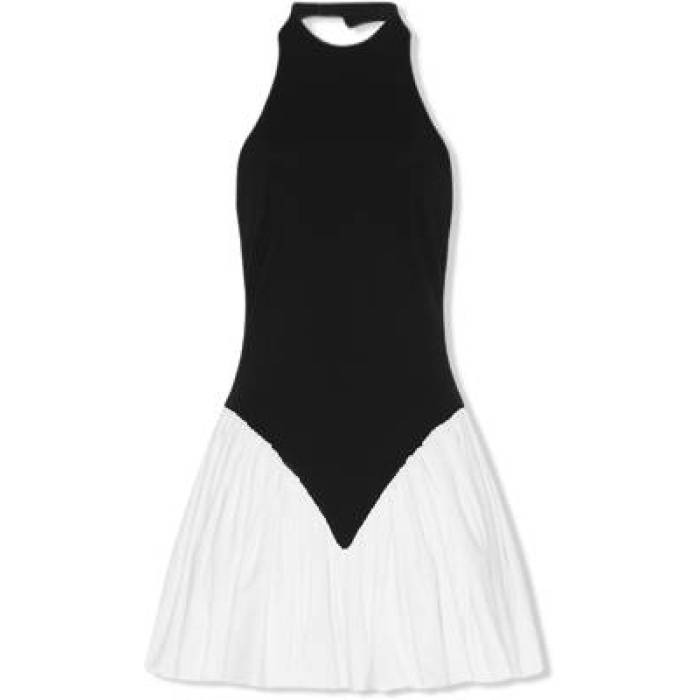 Revolve Los Angeles 【 Mika Mini Dress Women Black \u0026Amp; White 】 お召しもの レディース 黒いこと 黒いこと 白いこと 白いこと