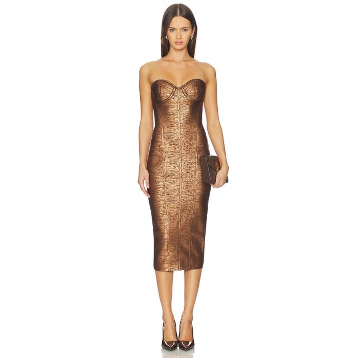 Retrofete 【 Charlize Dress Women Coated Espresso 】 御召しもの レディース