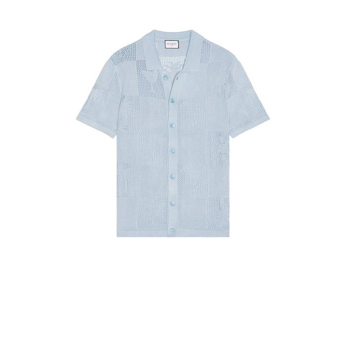Runaway The Label 【 Patrick Shirt Men Blue 】 メンズ 青色 ブルー|スニケス