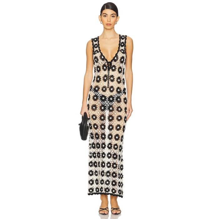 ショウミーユアムームー Show Me Your Mumu 【 Vacay Tank Dress Women Checkers Floral 】 貯蔵タンクいの一番 お召しもの レディース