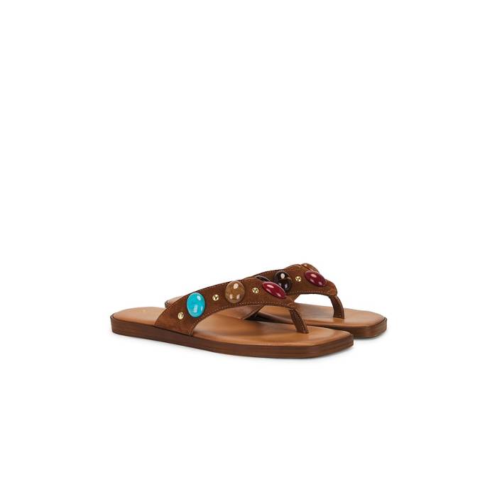 セイシェルズ Seychelles 【 Top Of The World Sandal Women Brown Suede 】 レディース 茶色 ブラウン スエード・スウェード｜スニケス