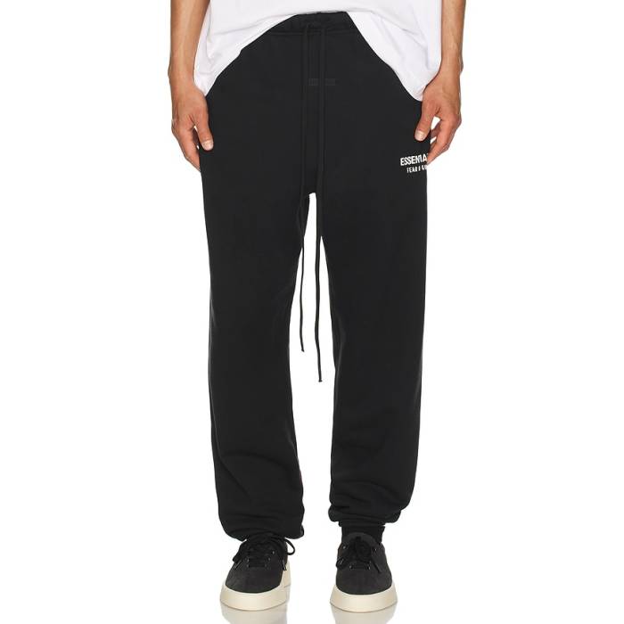 Fear Of God Essentials 【 Classic Fit Fleece Sweatpant Men Jet Black 】 クラシック フリース メンズ 黒色 ブラック|スニケス