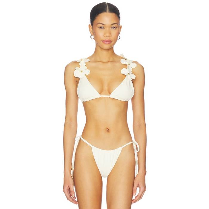 Bahia Maria 【 Flore Bikini Top Women Ivory 】 レディース 象牙色