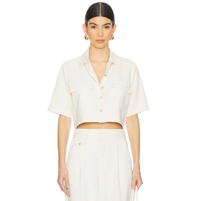 Kimberly Taylor 【 Riviera Top Women Ivory 】 レディース 象牙色 タンクトップ-トップス-レディースファッション