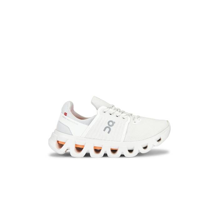 オン On 【 Cloudswift 4 Ad Sneaker Women White \u0026Amp; Sunstone 】 靴 スニーカー レディース 白いこと 白いこと