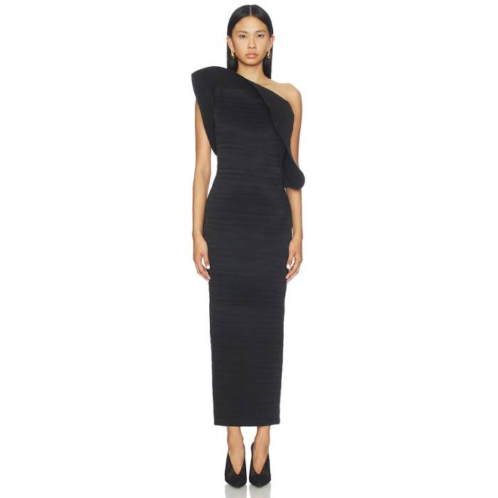 Magda Butrym 【 Strapless Long Dress Women Black 】 御召しもの レディース 黒いこと 黒いこと