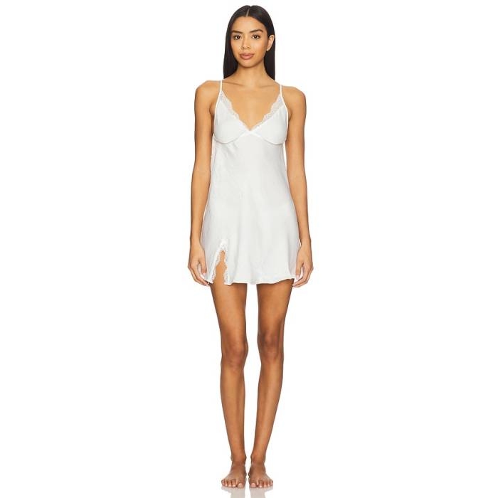 Flora Nikrooz 【 Madelyn Sueded Charm Slip Women Ivory 】 レディース 象牙色
