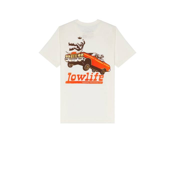 Sendero Provisions Co. 【 Low Life Tee Men White 】 ティーシャツ メンズ 白いこと 白いこと