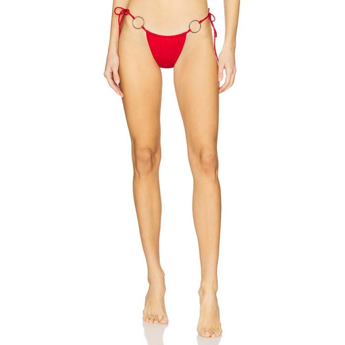 Agua Bendita 【 Alexis Bikini Bottom Women Red 】 ズボン ボトムス レディース Red 赤・赤いこと