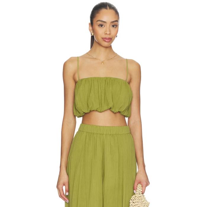 Rococo Sand 【 Balloon Top Women Green 】 レディース green 緑・緑であること