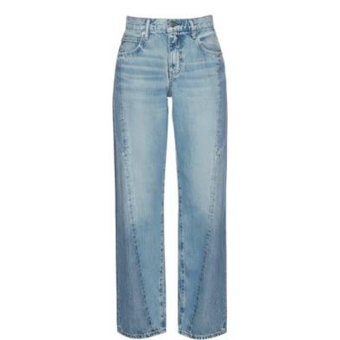 Moussy Vintage 【 Micco Remake Wide Tapered Jeans Women Blue 】 ジーンズ レディース 青色 ブルー