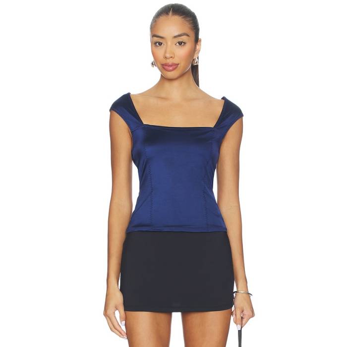 フリーピープル Free People 【 Shine On Tee Women Cosmic 】 ティーシャツ レディース トップス-タンクトップ