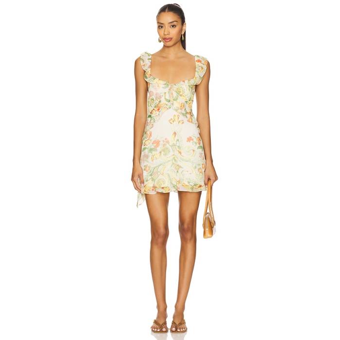 フリーピープル Free People 【 Bali Flora Mini Dress Women Tea Combo 】 ドレス レディース|スニケス