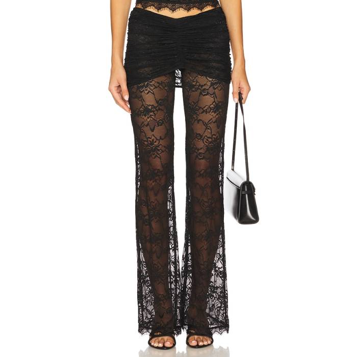 Ow Collection 【 Selah Pants Women Black 】 レディース 黒いこと 黒いこと パンツ-ボトムス