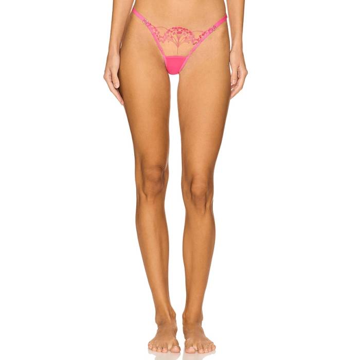青碧ベラ Bluebella 【 Marisa Thong Women Fuchsia Pink \u0026Amp; Sheer 】 レディース pink さくら色