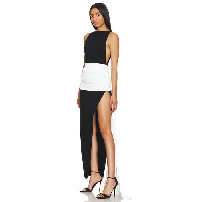 Nbd 【 Zafinah Gown Women Black &Amp; White 】 レディース 黒色 ブラック 白色 ホワイト｜スニケス