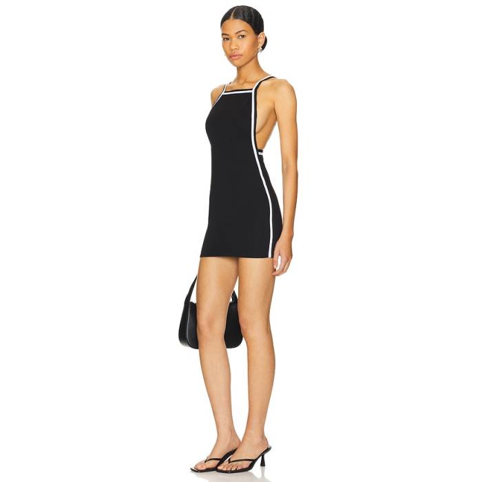 All The Ways 【 Lizbeth Mini Dress Women Black \u0026Amp; White 】 御召しもの レディース 黒いこと 黒いこと 白いこと 白いこと