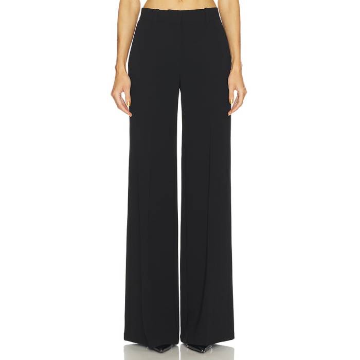 セオリー Theory 【 Fluid Flare Crepe Pant Women Black 】 クレープ パンツ レディース 黒色 ブラック