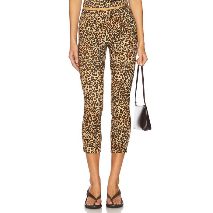 Lovers And Friends 【 Carmen Capri Pant Women Leopard 】 ズボン下 レディース ヒョウ柄 レオパード