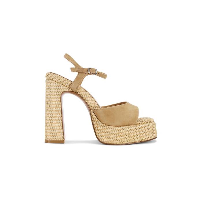 スティーブマデン Steve Madden 【 Liandra Sandal Women Tan Suede 】 レディース スエード・スウェード
