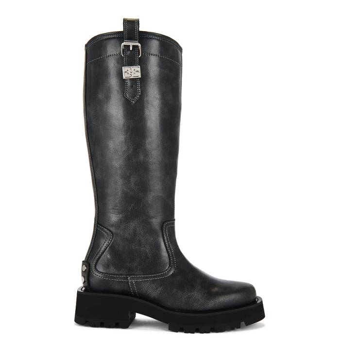 ガニー Ganni 【 Studs Boot Women Ebony 】 ブーツ レディース