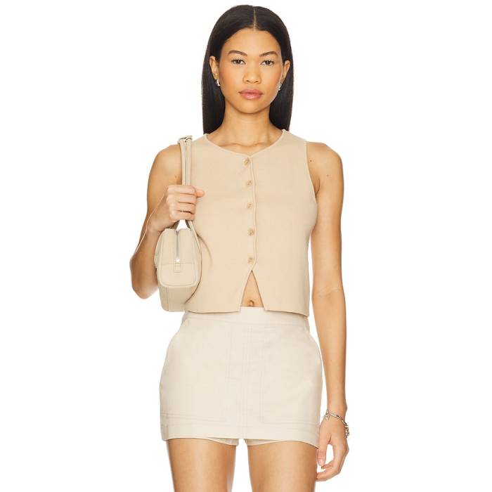 Lovers And Friends 【 Zinnia Vest Women Camel 】 より良い レディース camel 駱駝 トップス-タンクトップ-レディースファッション