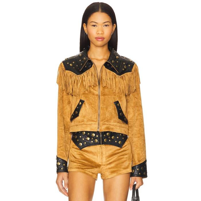 ショウミーユアムームー Show Me Your Mumu 【 Wilson Jacket Women Sepia Faux Suede 】 ウィルソン Jacket ジャケット レディース スエード・スウェード｜スニケス