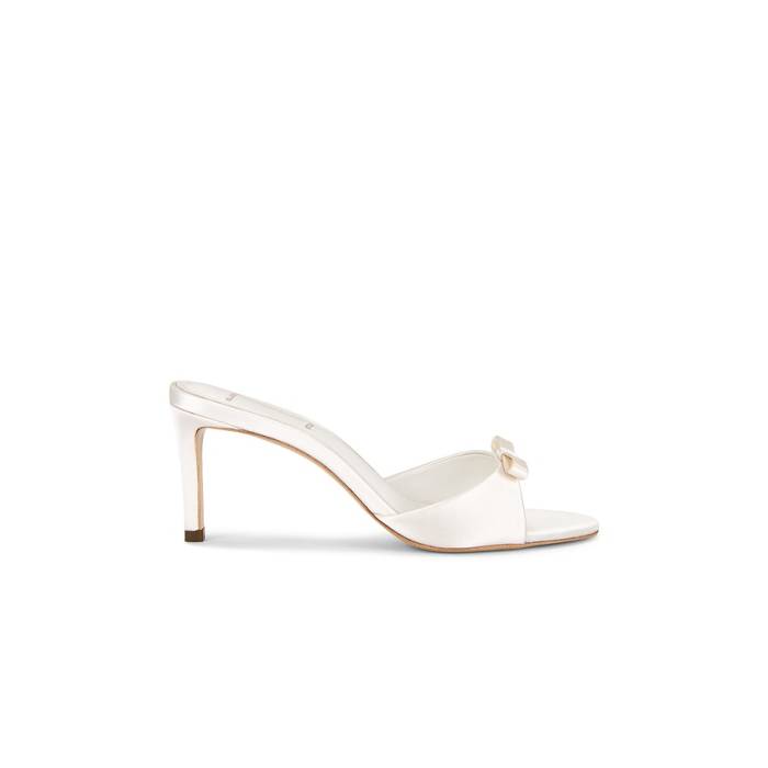 Black Suede Studio 【 Albie Sandal Women Coconut Satin 】 レディース 繻子