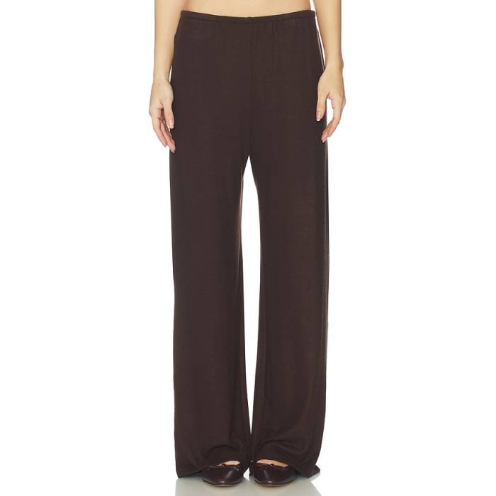Leset 【 Lauren Pocket Pant Women Chocolate 】 ズボン下 レディース