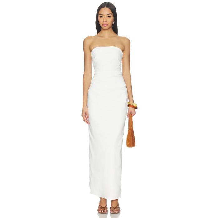 Sndys 【 Mimi Maxi Dress Women White 】 ドレス レディース 白色 ホワイト｜スニケス