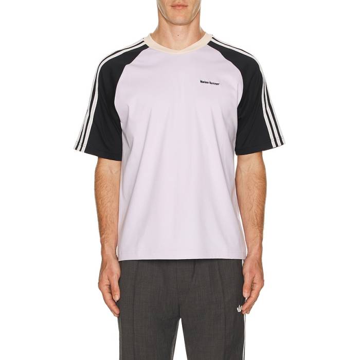 Adidas By Wales Bonner 【 Football Tee Unisex Light Purple 】 蹴球 プルオーバー ユニ一発やる Purple 紫・パープル