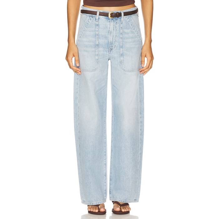 シチズンズオブヒューマニティ Citizens Of Humanity 【 Ayla Cargo Jeans Women Cloud Nine 】 積貨委託貨物 デニム レディース