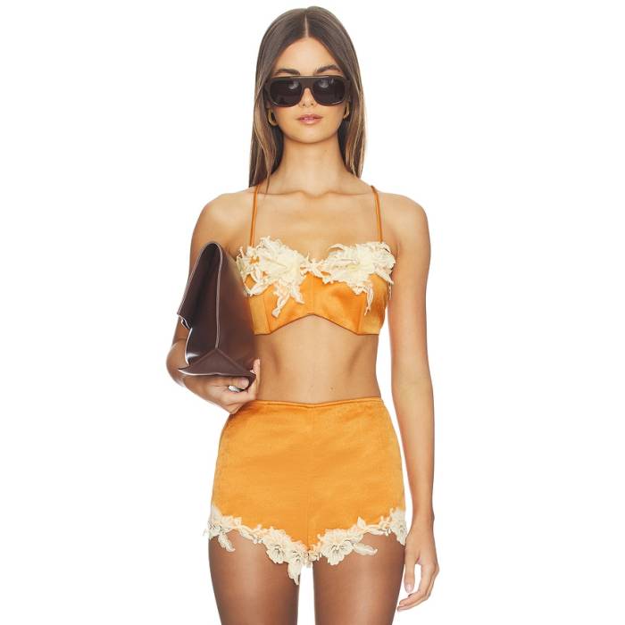 Kim Shui 【 Bralette Top Women Orange 】 レディース orange 橙・オレンジ色