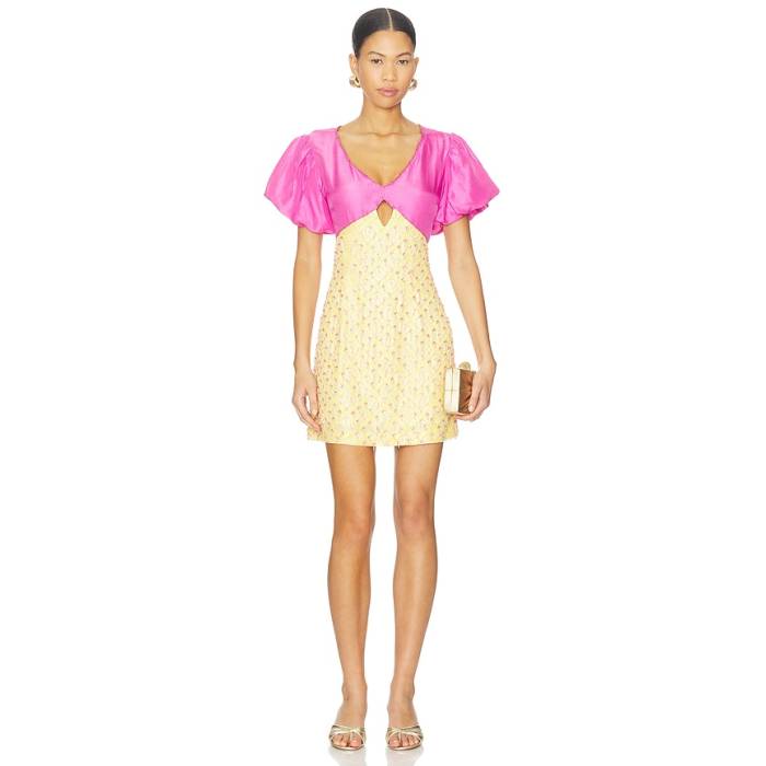 La Fuori 【 Lime Candy Mini Dress Women Multi 】 菩提樹 お召しもの レディース ドレス-レディースファッション