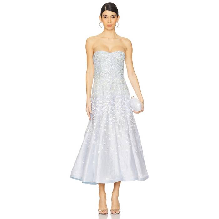La Fuori 【 Vasilisa Petale Gown Women Ice Blue 】 レディース 青み 青色