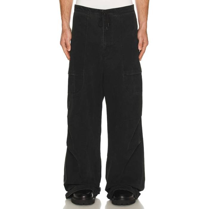 Entire Studios 【 Barren Cargo Pants Men Washed Black 】 積貨委託貨物 メンズ 黒いこと 黒いこと
