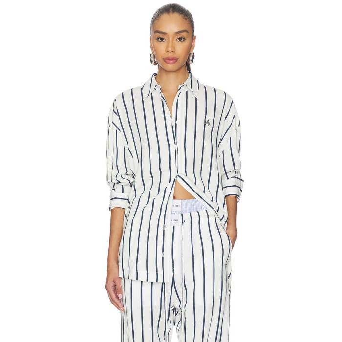 ジ・アティコ The Attico 【 Striped Button Down Shirt Women Multicolor 】 落ちこむ レディース