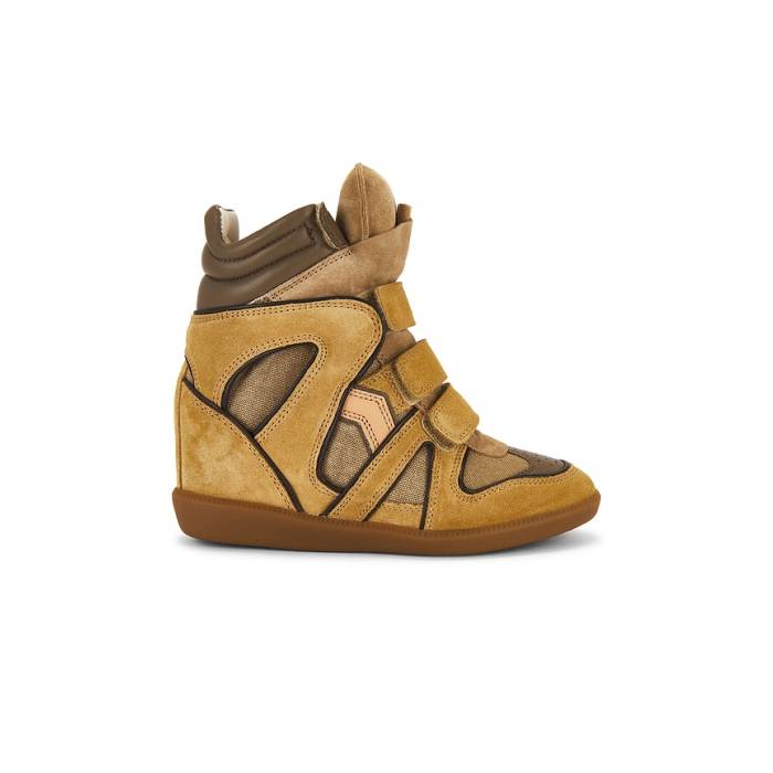 イザベルマランエトワール Isabel Marant 【 Bekett Sneaker Women Khaki \u0026Amp; Ochre 】 靴 スニーカー レディース カーキ