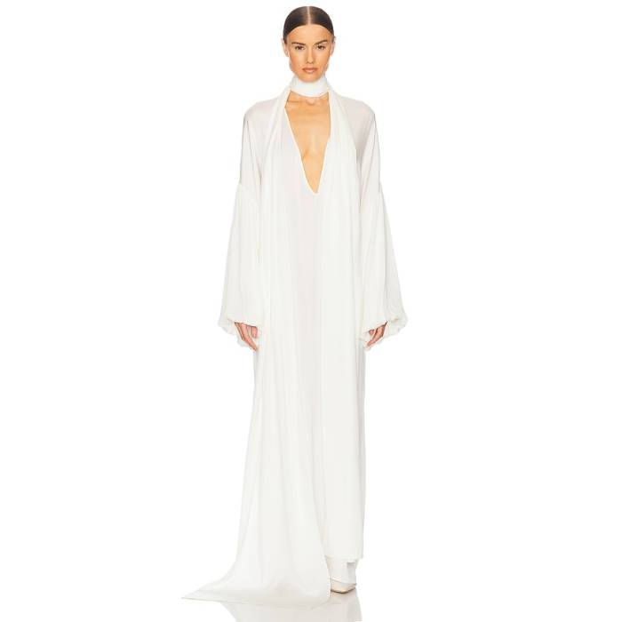 Helsa 【 Serafina Silk Dress Women White 】 お召しもの レディース 白いこと 白いこと ドレス-レディースファッション