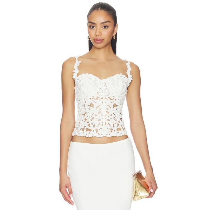 Cult Gaia 【 Zaire Top Women Off White 】 レディース 白いこと 白いこと