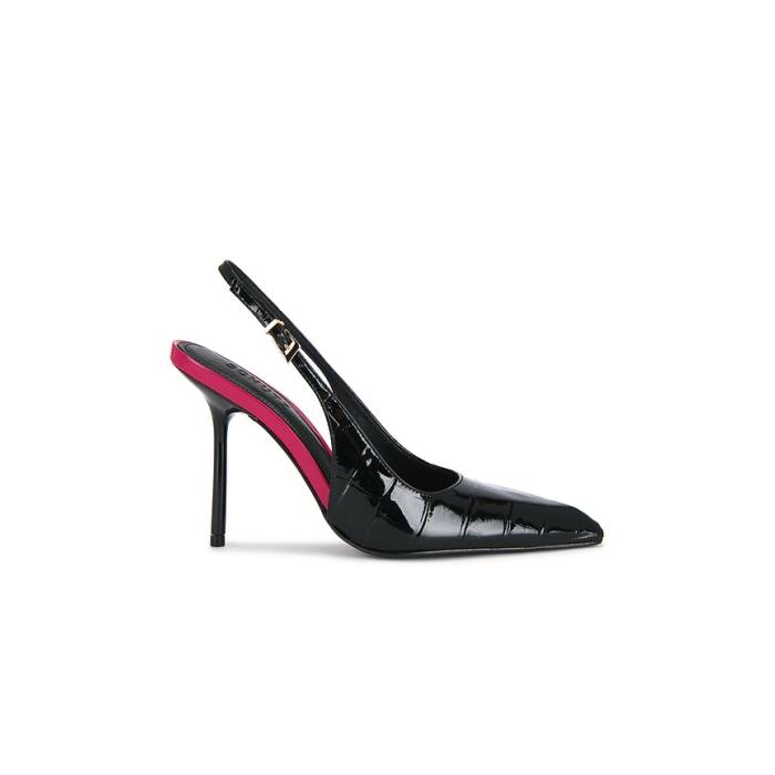 シュッツ Schutz 【 Leona Slingback Pump Women Preto 】 揚水機 レディース