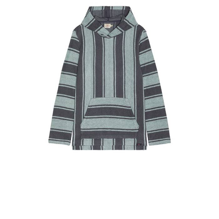 Faherty 【 Whitewater Hoodie Men Teal Channel Stripe 】 フーディー パーカー メンズ Stripe ストライプ|スニケス
