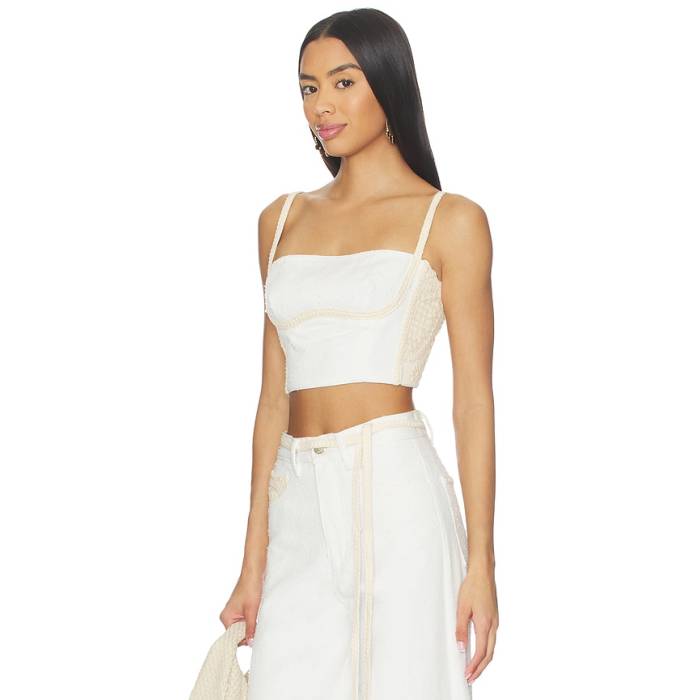 サビーナムサエフ Sabina Musayev 【 Tasha Top Women White 】 レディース 白いこと 白いこと