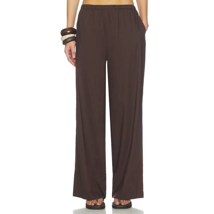 フェイスフルザブランド Faithfull The Brand 【 Sabine Pants Women Espresso 】 レディース