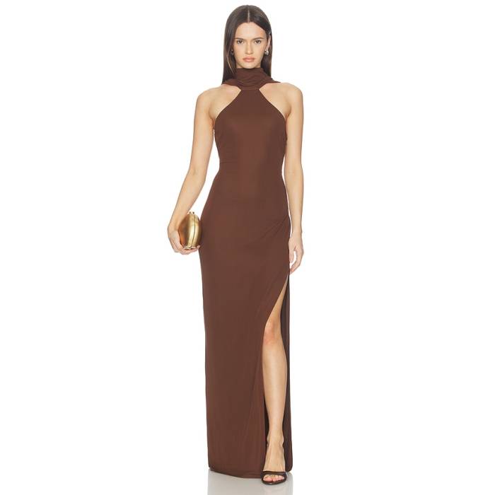 Nbd 【 Renata Gown Women Brown 】 レディース 赤銅色 赤銅色