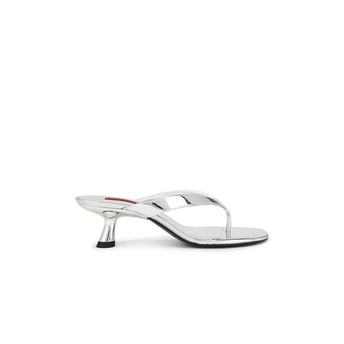 Simonmiller 【 Beep Thong Sandal Women Silver 】 レディース Silver しろがね色・しろがね色