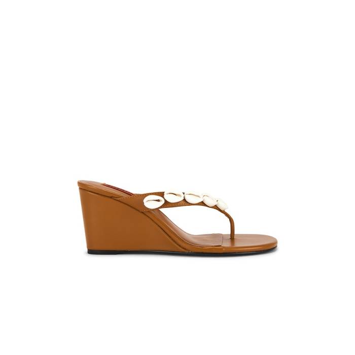 Simonmiller 【 Soleil Wedge Sandal Women Natural \u0026Amp; Caramel 】 ウェッジ レディース 自然的