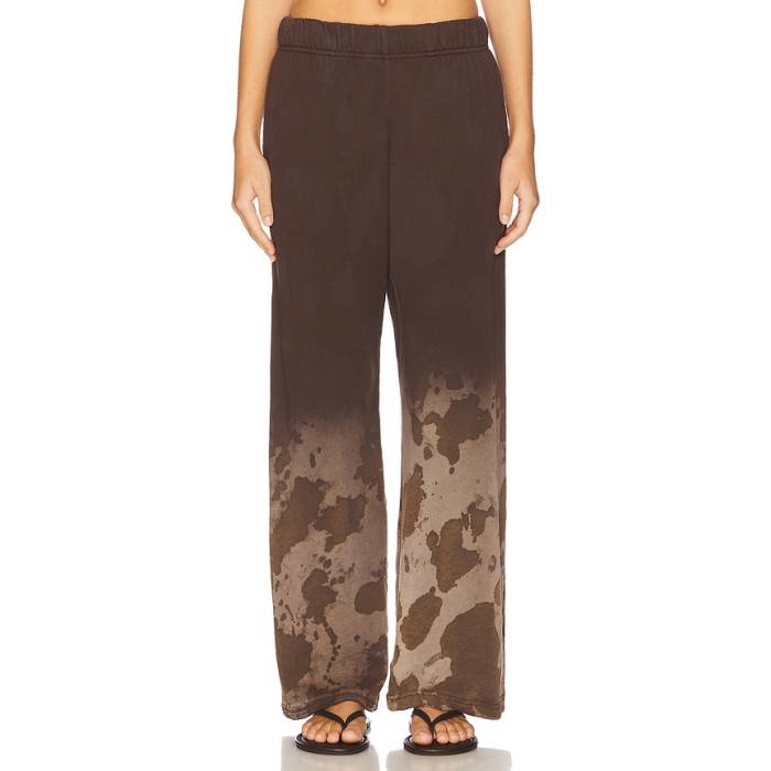 Michael Lauren 【 Mabel Wide Leg Pant Women Dark Brown Splash 】 パンツ レディース 茶色 ブラウン|スニケス