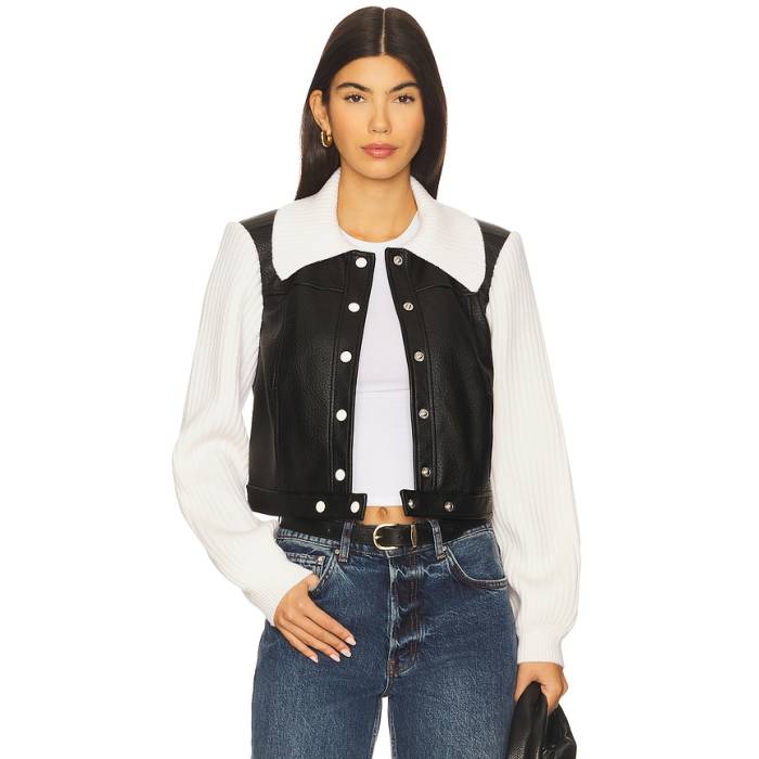 Cinq A Sept 【 Ciara Jacket Women Black &Amp; Ivory 】 Jacket ジャケット レディース 黒色 ブラック アイボリー｜スニケス